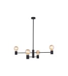 Loft chandeliers - Nowodvorski RADIUS Suspended Ceiling Max power 4x60W E27 Black 7931 - product 2