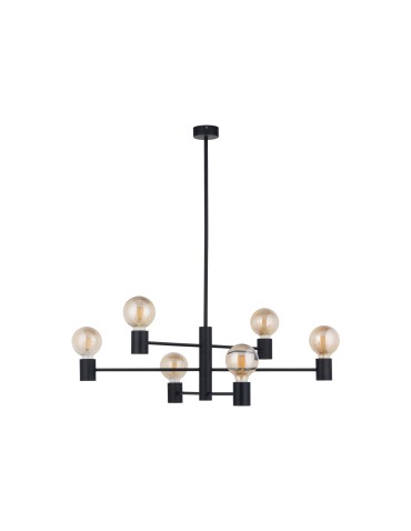 Nowodvorski RADIUS Ceiling Plafond Max power 6x60W E27 Black 7932