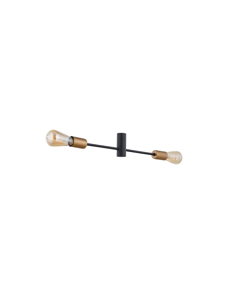 Loft ceiling lamps - industrial - Nowodvorski ROTOR Ceiling Plafond Max power 2x60W E27 Black 7934 - product kolory-swiatla.pl 1
