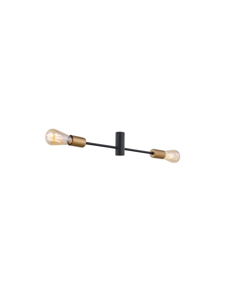 Loft ceiling lamps - industrial - Nowodvorski ROTOR Ceiling Plafond Max power 2x60W E27 Black 7934 - product kolory-swiatla.pl 2