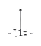 Pendant lamps - Nowodvorski ORBIT Suspended Ceiling Max power 6x8W GX53 Black 7946 - product 1