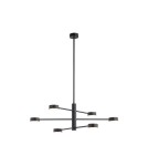 Pendant lamps - Nowodvorski ORBIT Suspended Ceiling Max power 6x8W GX53 Black 7946 - product 2