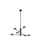 Pendant lamps - Nowodvorski ORBIT Suspended Ceiling Max power 6x8W GX53 Black 7946 - product 3