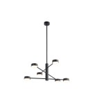 Pendant lamps - Nowodvorski ORBIT Suspended Ceiling Max power 6x8W GX53 Black 7946 - product 4