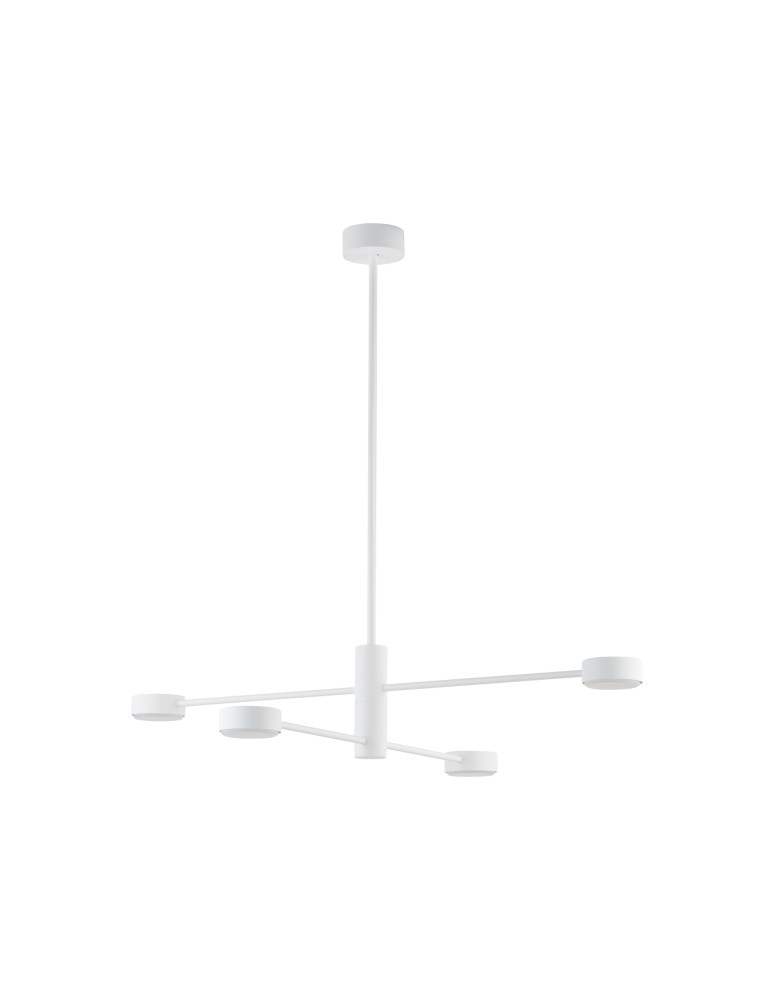 Pendant lamps - Nowodvorski ORBIT Pendant Max power 4x8W GX53 White 7941 - product kolory-swiatla.pl 1
