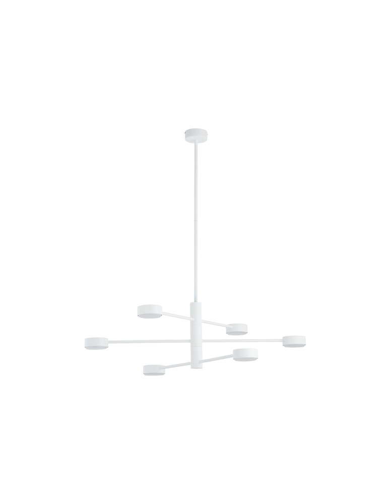 Pendant lamps - Nowodvorski ORBIT Suspended Ceiling Max power 6x8W GX53 White 7942 - product kolory-swiatla.pl 2