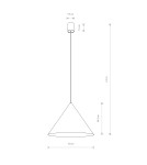 Pendant lamps - Nowodvorski ZENITH L Suspended Ceiling Max wattage 35W GU10 White 8006 - product 2