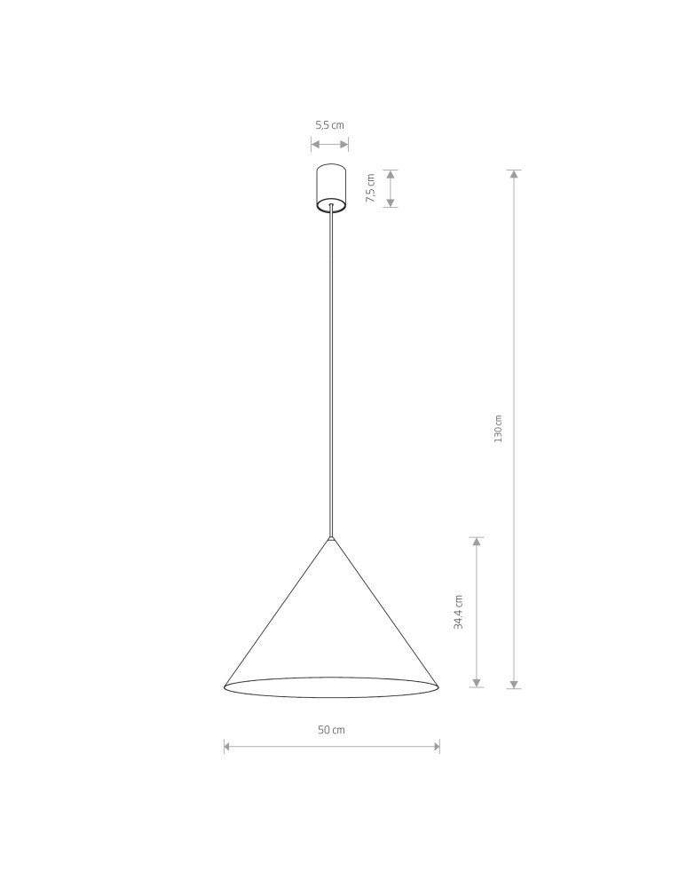 Pendant lamps - Nowodvorski ZENITH L Suspended Ceiling Max wattage 35W GU10 White 8006 - product kolory-swiatla.pl 2