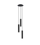 Triple pendant lamps - Nowodvorski BATON Pendant Ceiling Max wattage 10W only LED E27 Black 7856 - product 2