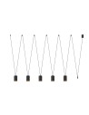 View Nowodvorski MORE TONE Ceiling Pendant Max power 10W only LED GU10 Black 7817