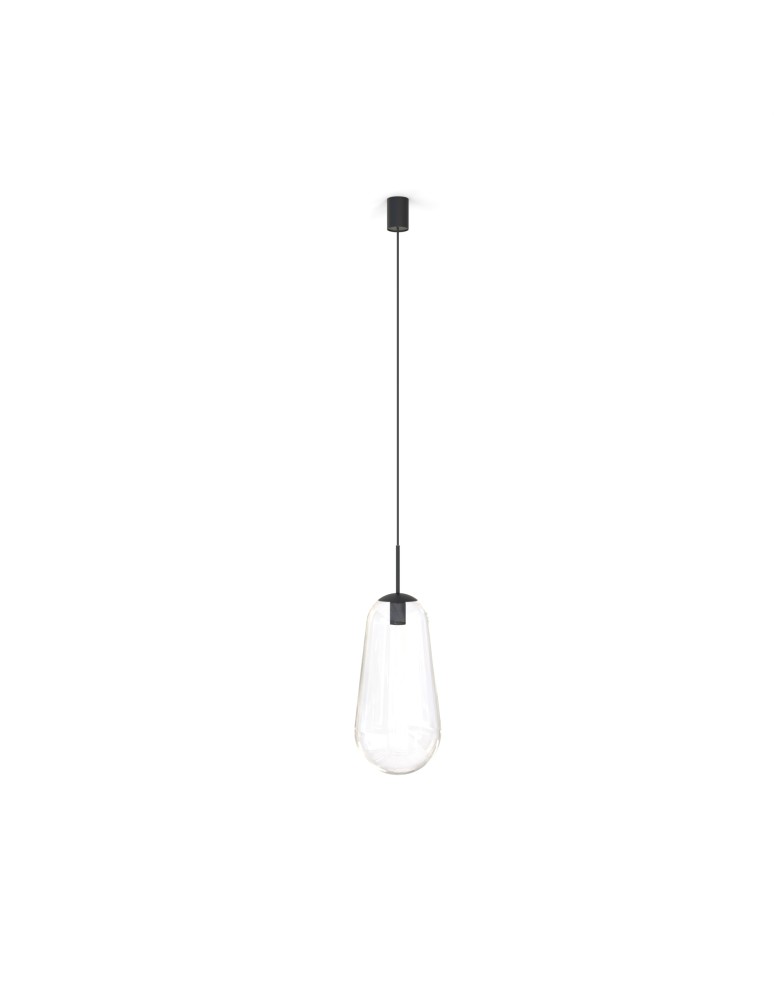 Glass pendant lamps - Nowodvorski PEAR L Pendant Ceiling Max power 40W E27 Transparent 7797 - product kolory-swiatla.pl 2