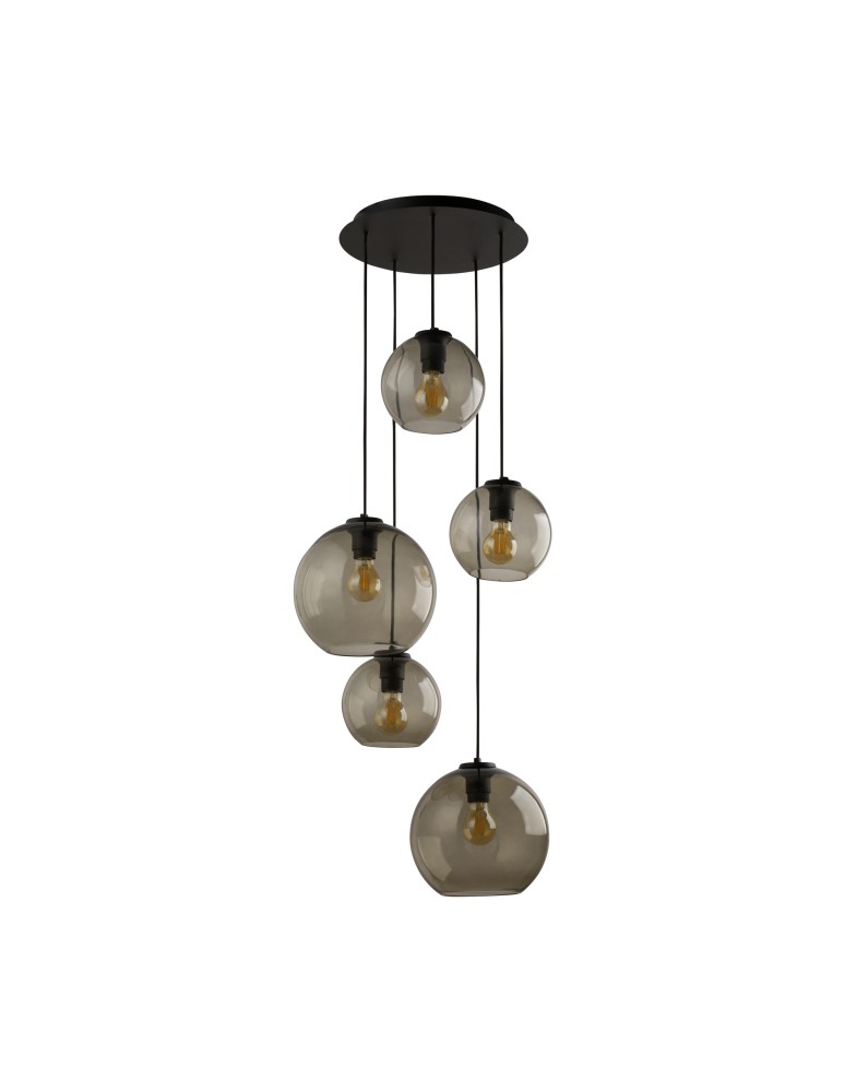 Pendant lamps - Nowodvorski VETRO Suspended Ceiling Max power 60W E27 Smoky 7642 - product kolory-swiatla.pl 1