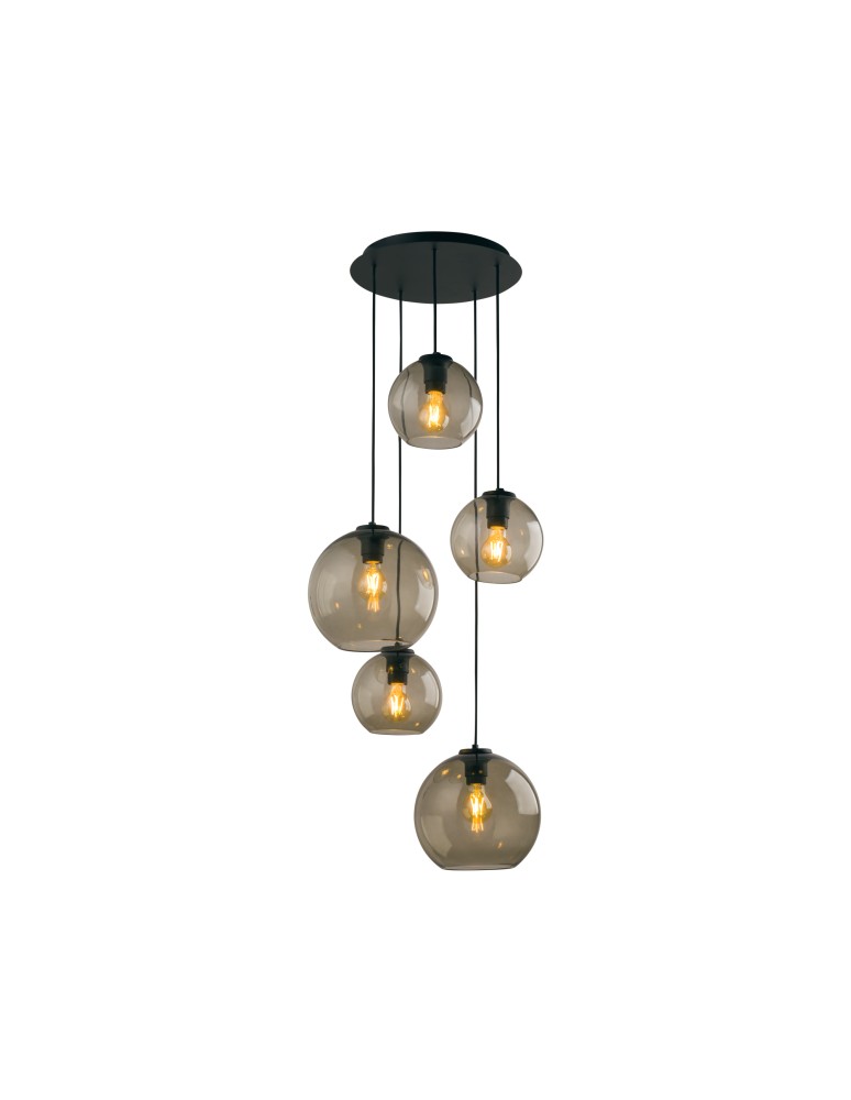 Pendant lamps - Nowodvorski VETRO Suspended Ceiling Max power 60W E27 Smoky 7642 - product kolory-swiatla.pl 2