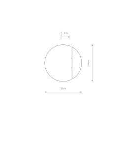 Nowodvorski SUN LED Ścienna Kinkiet z włącznikiem Max moc 15W LED Ciemne drewno 7651 - produkt 2