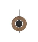 Wooden wall lamps - Nowodvorski SUNSET A Wall lamp with switch Max wattage 8W GX53 Dark wood 7653 - product 1