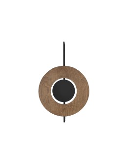 Nowodvorski SUNSET A Wall lamp with switch Max wattage 8W GX53 Dark wood 7653