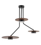 Pendant lamps - Nowodvorski DISK Ceiling Plafond Max power 8W GX53 Black 7644 - product 1