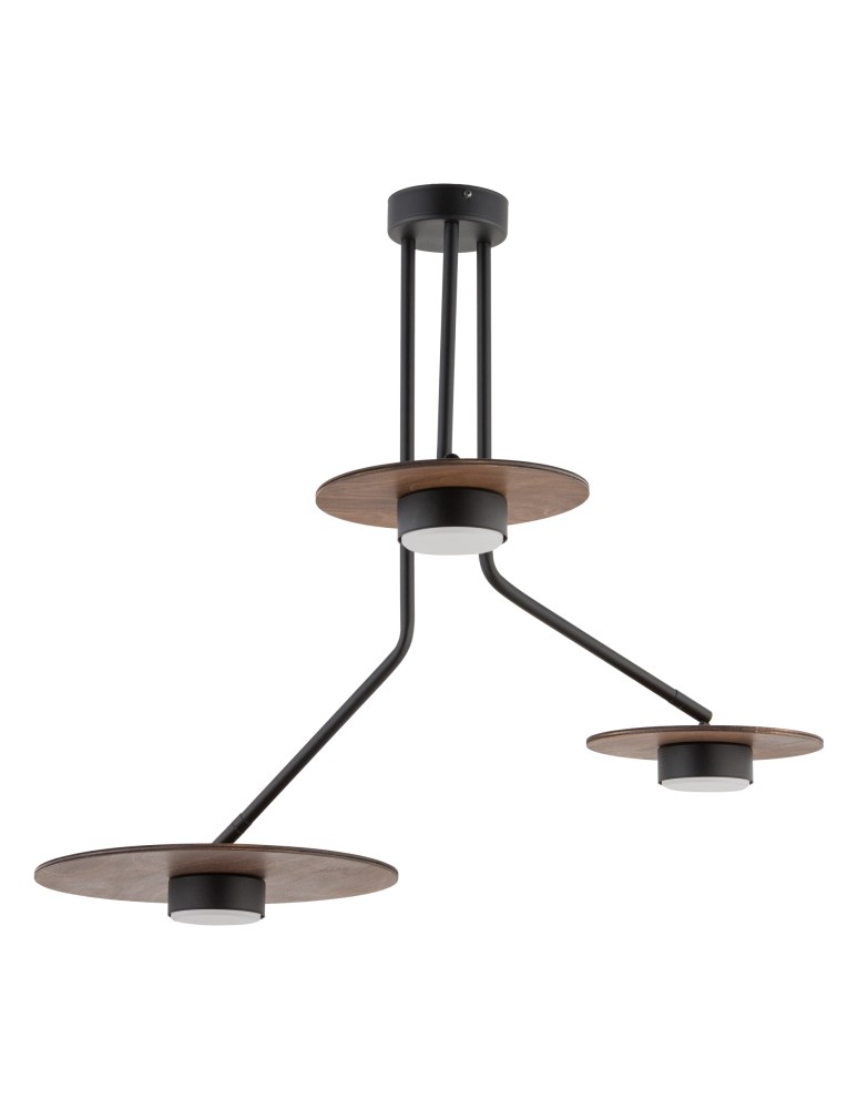 Pendant lamps - Nowodvorski DISK Ceiling Plafond Max power 8W GX53 Black 7644 - product kolory-swiatla.pl 1
