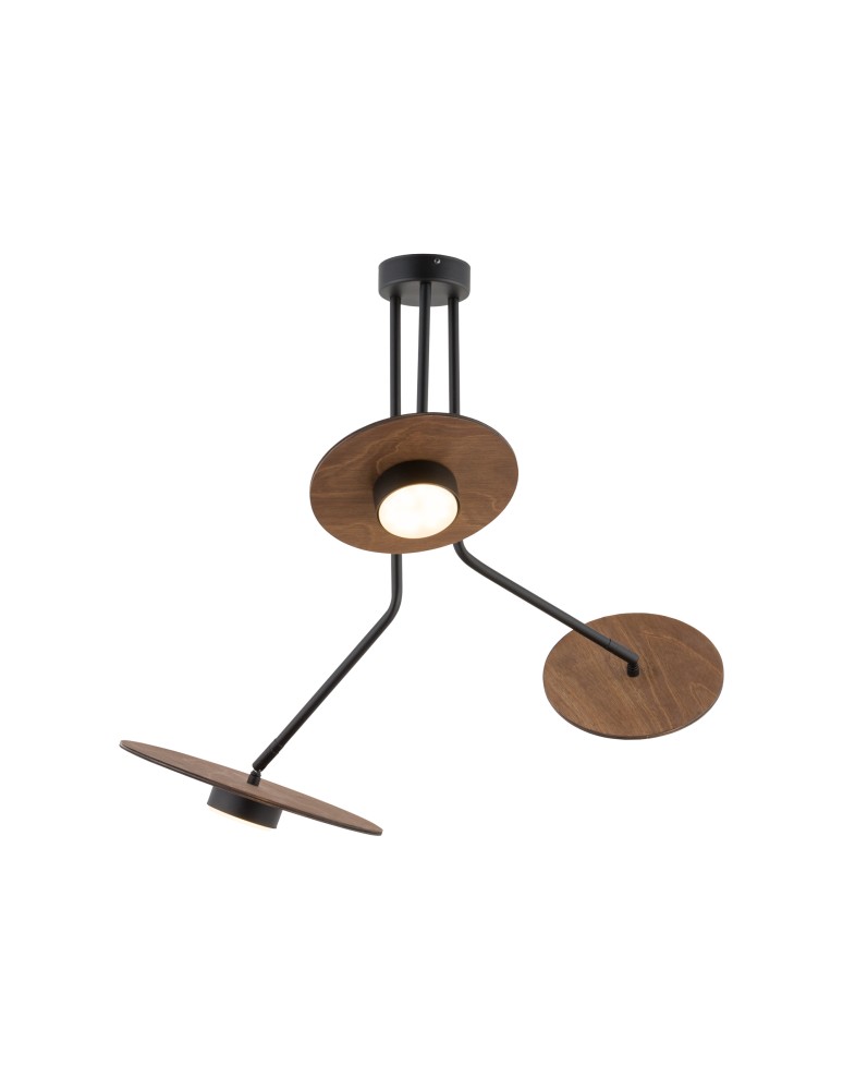 Pendant lamps - Nowodvorski DISK Ceiling Plafond Max power 8W GX53 Black 7644 - product kolory-swiatla.pl 4