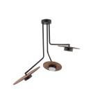 Pendant lamps - Nowodvorski DISK Ceiling Plafond Max power 8W GX53 Black 7644 - product 5