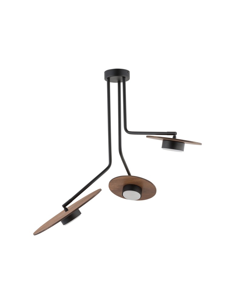 Pendant lamps - Nowodvorski DISK Ceiling Plafond Max power 8W GX53 Black 7644 - product kolory-swiatla.pl 5