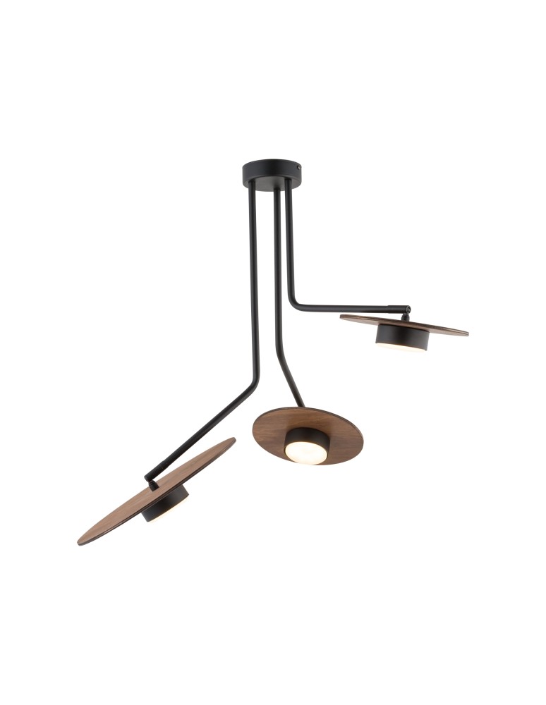 Pendant lamps - Nowodvorski DISK Ceiling Plafond Max power 8W GX53 Black 7644 - product kolory-swiatla.pl 6