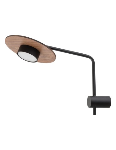 Nowodvorski DISK Wall Wall lamp Max power 8W GX53 Black 7645