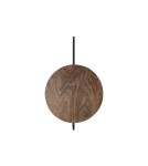 Wooden wall lamps - Nowodvorski SUNSET B Wall lamp with switch Max wattage 8W GX53 Dark wood 7655 - product 1
