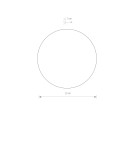 Wall lamps - Nowodvorski RING LED S Wall Socket Max power 7W LED White 7637 - product 2