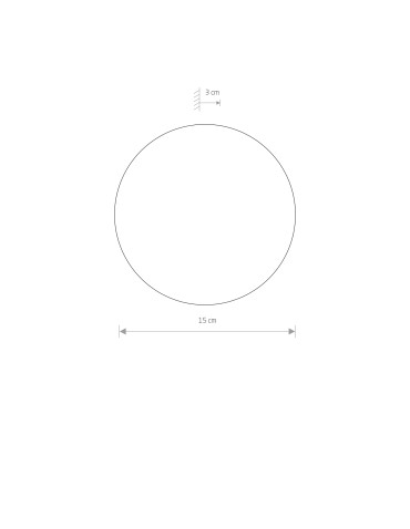 Nowodvorski RING LED S Wall Socket Max power 7W LED White 7637 - product 2