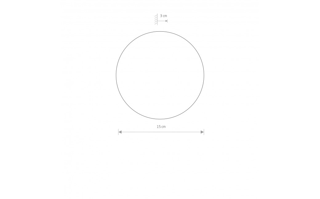 Nowodvorski RING LED S Ścienna Kinkiet Max moc 7W LED Biały 7637