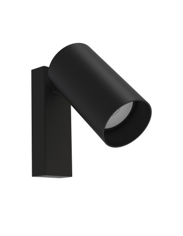 Nowodvorski MONO Wall lamp adjustable with switch Max power 10W only LED GU10 Black 7840