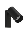 Nowodvorski MONO Wall lamp adjustable with switch Max power 10W only LED GU10 Black 7840
