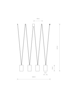 Nowodvorski MORE TONE Sufitowa Wisząca Max moc 10W only LED GU10  Czarny 7814 - produkt 2