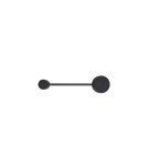 Wall lamps - Nowodvorski ORBIT Wall lamp Max power 8W GX53 Black 7806 - product 1