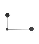 Wall lamps - Nowodvorski ORBIT Wall lamp Max power 8W GX53 Black 7804 - product 1