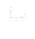 Wall lamps - Nowodvorski ORBIT Wall lamp Max power 8W GX53 Black 7804 - product 3