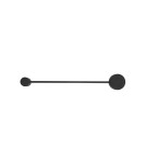 Wall lamps - Nowodvorski ORBIT Wall lamp Max power 8W GX53 Black 7805 - product 1