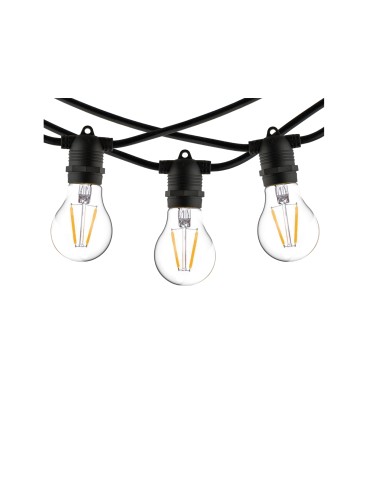 Nowodvorski FESTOON LIGHTS 6m Outdoor Portable Max power 15W E27 IP65 Black 7873
