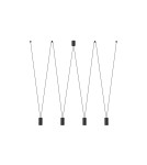 Pendant lamps - Nowodvorski MORE EYE Ceiling Pendant Max power 10W only LED GU10 Black 7822 - product 1