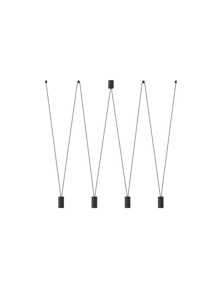 Pendant lamps - Nowodvorski MORE EYE Ceiling Pendant Max power 10W only LED GU10 Black 7822 - product kolory-swiatla.pl 1