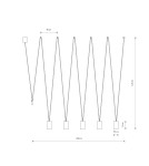 Pendant lamps - Nowodvorski MORE EYE Ceiling Pendant Max power 10W only LED GU10 Black 7822 - product 2