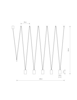Nowodvorski MORE EYE Sufitowa Wisząca Max moc 10W only LED GU10  Czarny 7822 - produkt 2