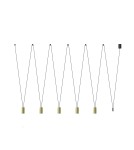 Pendant lamps - Nowodvorski MORE EYE Ceiling Pendant Max power 10W only LED GU10 Brass 7608 - product 1