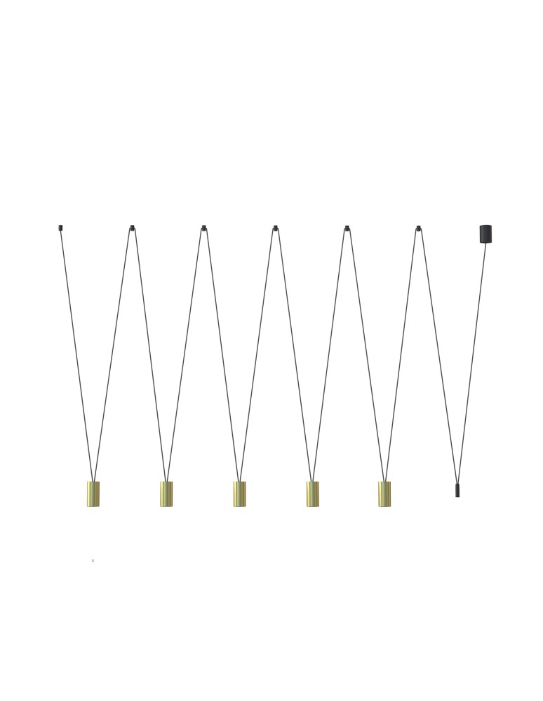 Pendant lamps - Nowodvorski MORE EYE Ceiling Pendant Max power 10W only LED GU10 Brass 7608 - product kolory-swiatla.pl 1