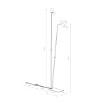 Floor lamps for reading - Nowodvorski MONO Floor Max wattage 10W only LED GU10 Black 7708 - product 2