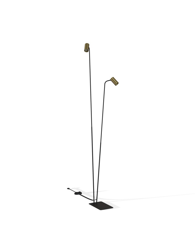Floor lamps - Nowodvorski MONO Floor Max wattage 10W only LED GU10 Brass 7712 - product kolory-swiatla.pl 1