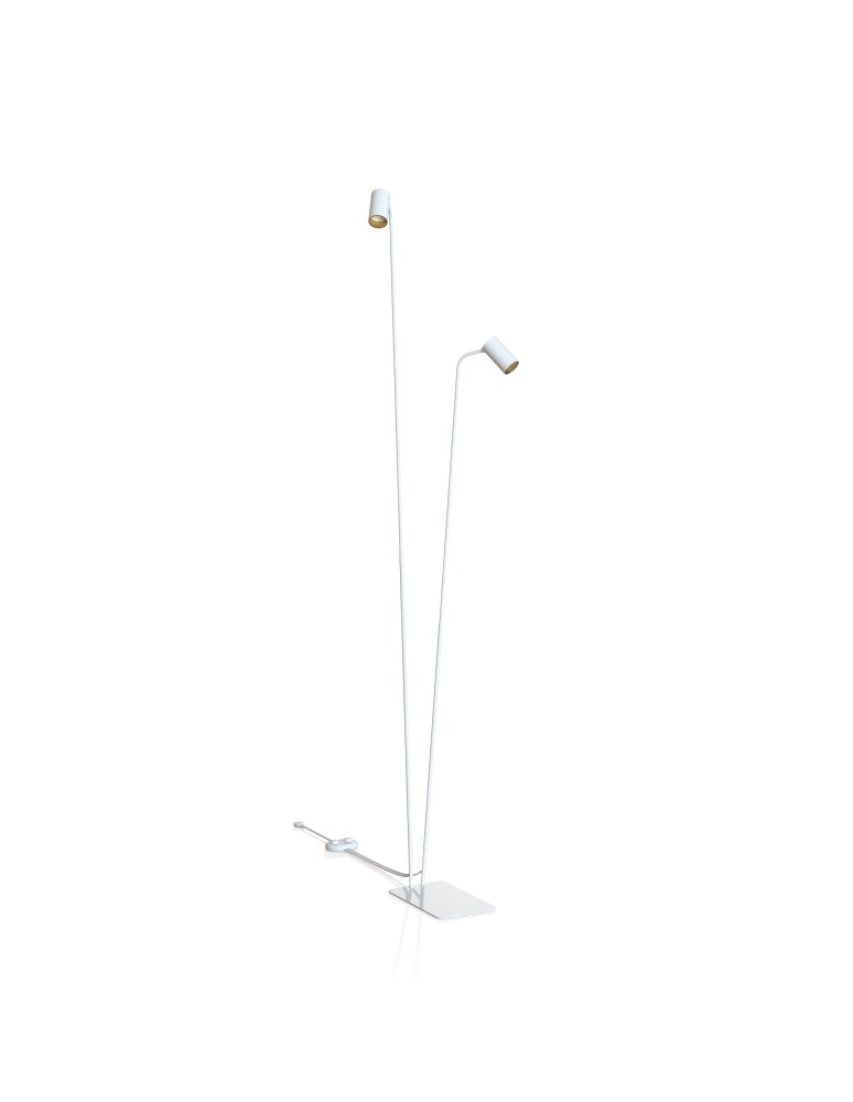White floor lamps - Nowodvorski MONO Floor Max wattage 10W only LED GU10 White 7715 - product kolory-swiatla.pl 1