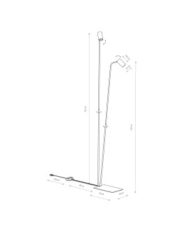 Nowodvorski MONO Podłogowa Max moc 10W only LED GU10  Biały 7715 - produkt 2