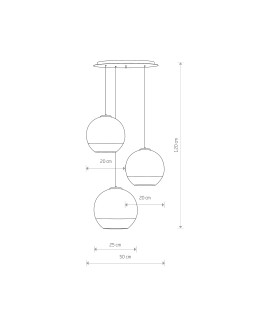 Nowodvorski GLOBE PLUS Sufitowa Wisząca Max moc 60W E27  Chrom 7607 - produkt 2
